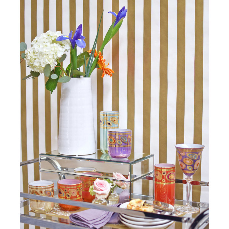 Regalia Whiskey Glass, Purple