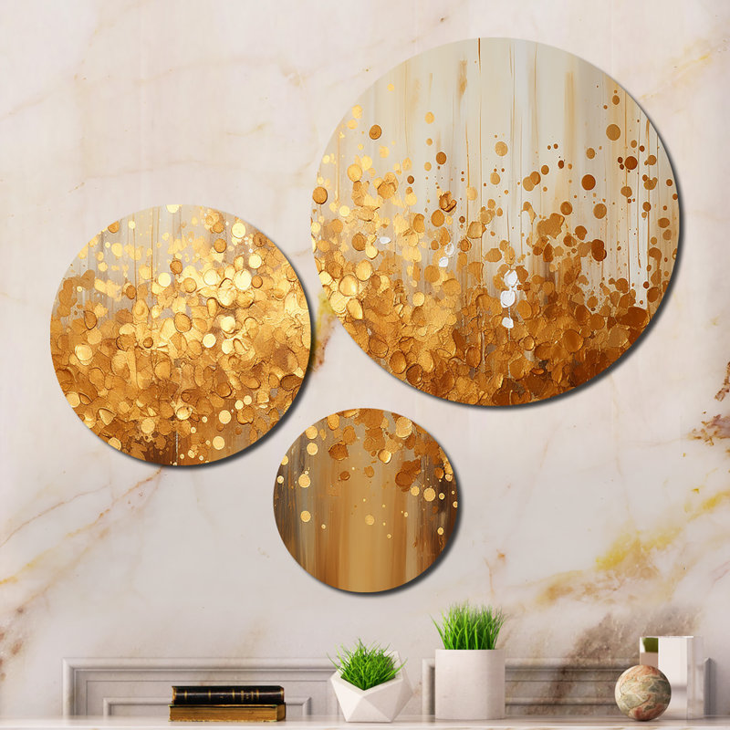 Abstract Wall Decor on Metal