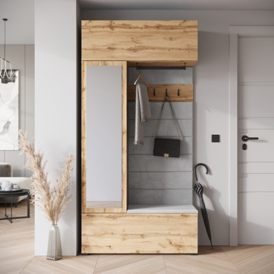 115 cm W Hallway Set with Shoe Storage
