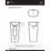 33" Tall Ceramic Rectangular Pedestal Bathroom Sink with Overflow