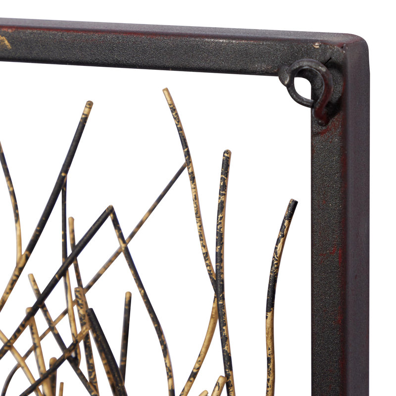 Traditional Plants & Flowers Wall Decor on Metal