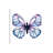 Butterfly Iridescent by Sara Berrenson - Print on Canvas-1870726502-1870726503