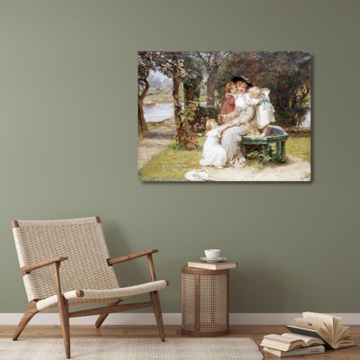 ArtDirect Morgan, Frederick Gallery Wrapped Canvas Art Titled: Me Too?