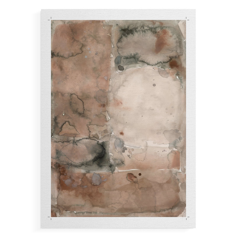Mud Play I - Impression sur toile seulement - NON-CADRE, H 27 po x l 18 po