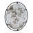 Mirror With Industrial Design Round Mirror With Metal Frame