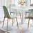 Folmar 4 - Person Dining Table Sets With 35'' Round Table & 4 Upholstered Fabric Chairs-95092212