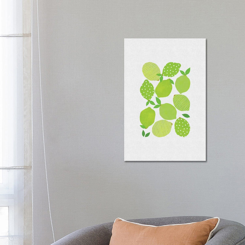 Lime Crowd by Orara Studio - Wrapped Canvas Gallery-Wrapped Canvas Giclée, 66.04cm H x 45.72cm W