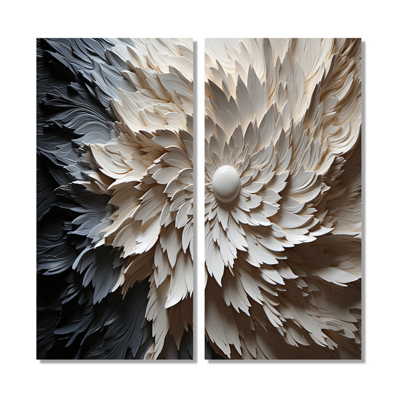 Minimalisme, beauté, sérénité, art mural moderne bleu, 20" H x 24" W, Wrapped Canvas, Does Not Apply