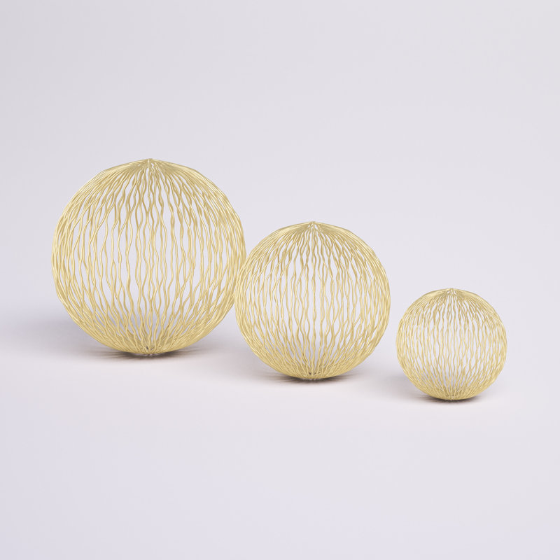 Americus Abstract Figurines & Sculptures, Gold