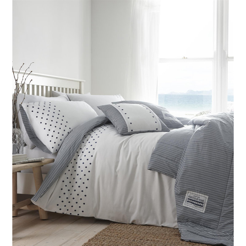 Gray 64 TC Duvet Cover Set, Kingsize Duvet Cover + 2 Standard Pillowcases