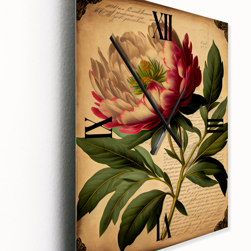 Horloge murale en aluminium Jennalee, Très petit