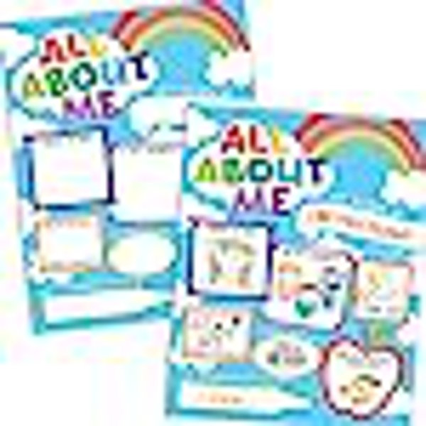 Hadley Designs Colourful Read All About Me Posters Set - Wayfair Canada