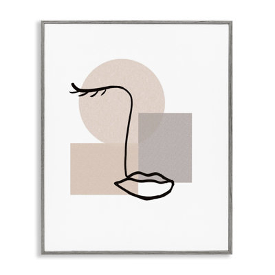 «Minimal Face», estampe numérique par Chen Alyesh