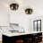 10.8 In. 2-light Farmhouse Black Flush Mount Ceiling Light  (2-pack)