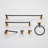 Topcraft Aluminum Wall-Mounted Bathroom Accessory Set (6-Piece)-119431968