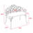 Tulip Patio Garden Bench Metal Park Bench Cast Aluminum Outdoor Furniture with Floral Rose for Patio,Park,Lawn,Yard with cushion-1284770256