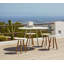 Area Outdoor Round Teak Side Table-1847903469