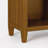 Carlton 24"W Solid Wood Transitional Nightstand with 2 Drawers, Open Storage Shelf and Bronze Hardware-1324089589