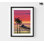 Affiche de Californie, art mural encadré californien, impression de décor de plage tropicale, art mural surdimensionné, art mural encadré, art mural grand