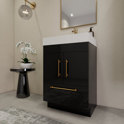 24" Single Bathroom Vanity Set