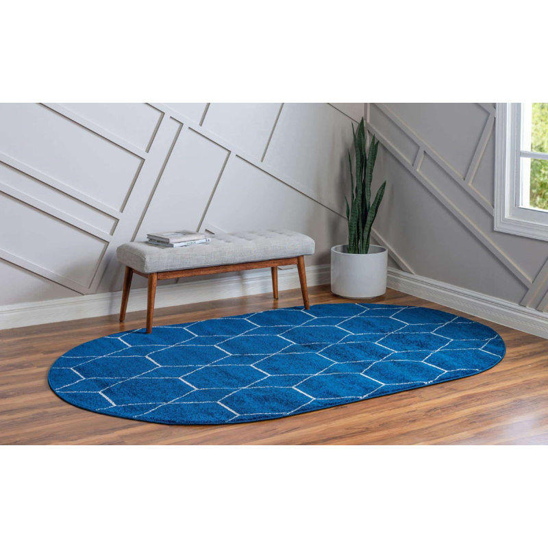 Tellaro Abstract Indoor Rug, Oval 3' x 5'