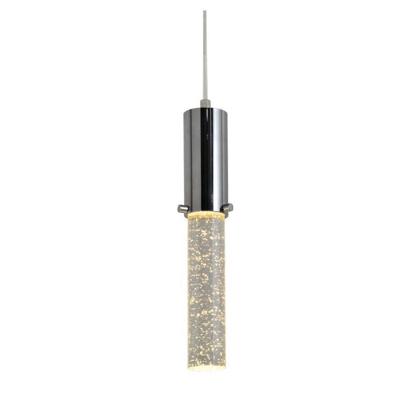 Luminaire suspendu cylindre grappe 5 lumières Paonia