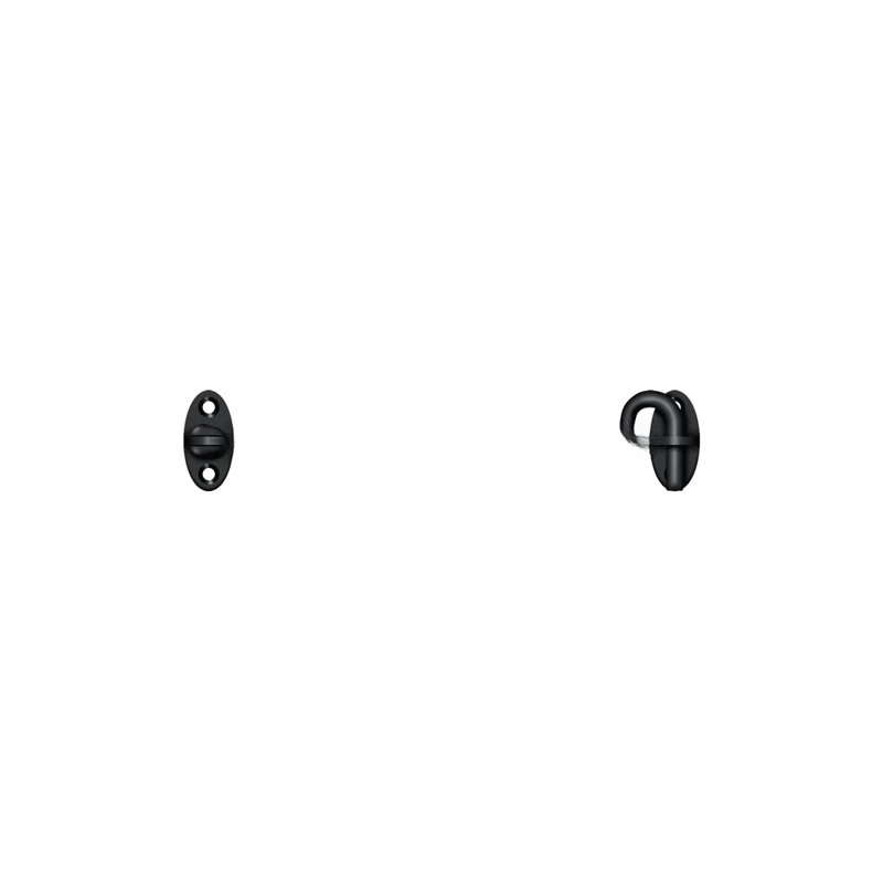 Crochets de cabine pivotants 6 po Deltana CHK6U19, Noir