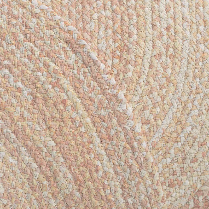 Tapis en coton tissé à la main Casen, Ovale 6 pi x 8 pi