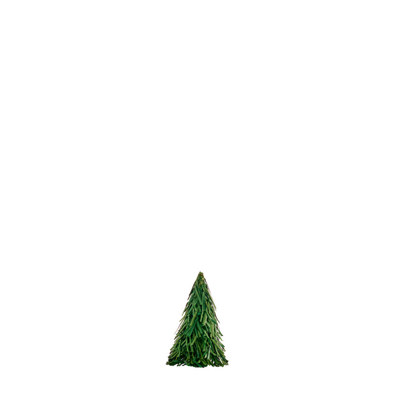 Wonderland tree-green-6 in, 6" H x 4.5" W x 4.5" D