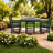 Compact Hdpe Patio Dining Sets, Modern 3 Piece Bistro Set For Patio