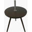 Table d'appoint ronde 57 po avec lampe et centrale électrique