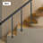 Square Stair Baluster Posts (3.15*3.15*35.43In)-114643497