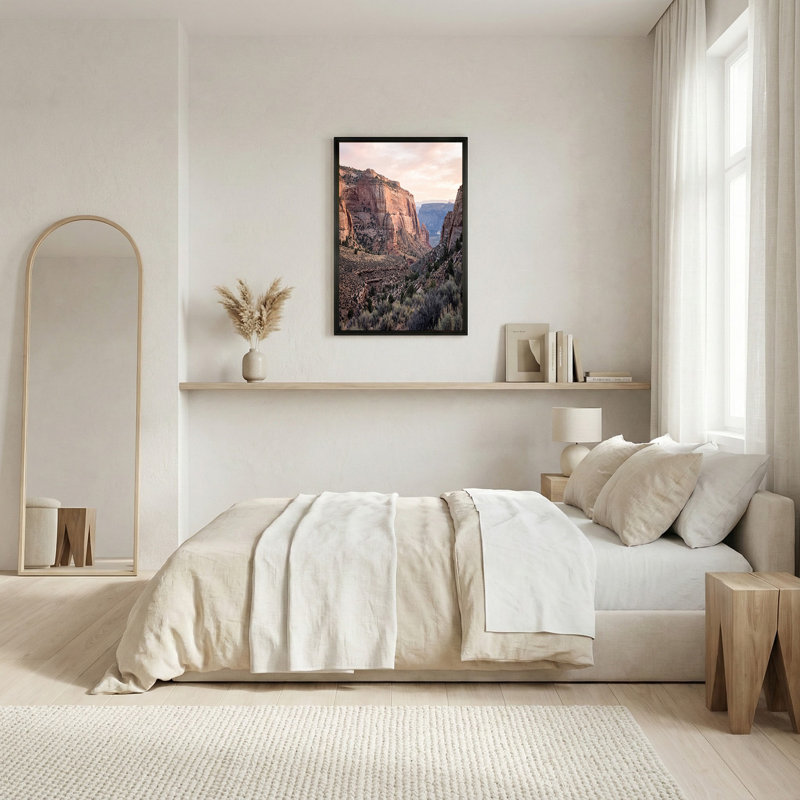 Art mural sur toile Red Rock Canyon, H 20 po x l 30 po
