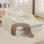 Chaise longue surdimensionnée 69 po en chenille désossée sans assemblage