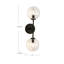 Ensemble de meuble-lavabo mural moderne 2 lumières 20 po Learco-2082795041