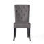 Chaise d'appoint rembourrée et capitonnée Aristeo-650616999