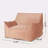 Velveteen Bean Bag Chair With Armrests-315315586