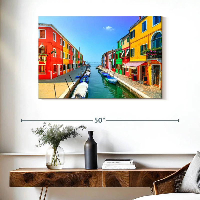 Ravi Burano Canal House, H 26 po x l 39 po