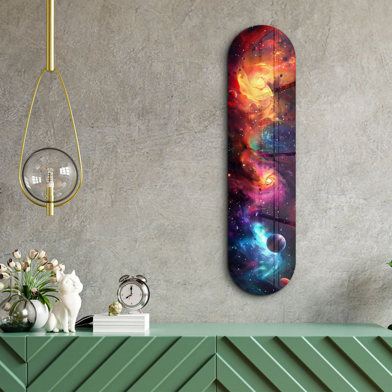 Peinture décorative en verre trempé