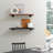 Venice Solid Wood & Metal Floating Shelf-416688622