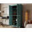100% Solid Wood 6-Shelf Bookcase, Shaker Doors, Adjustable Shelves, 32" Wide, 71.5" Tall-1296226552