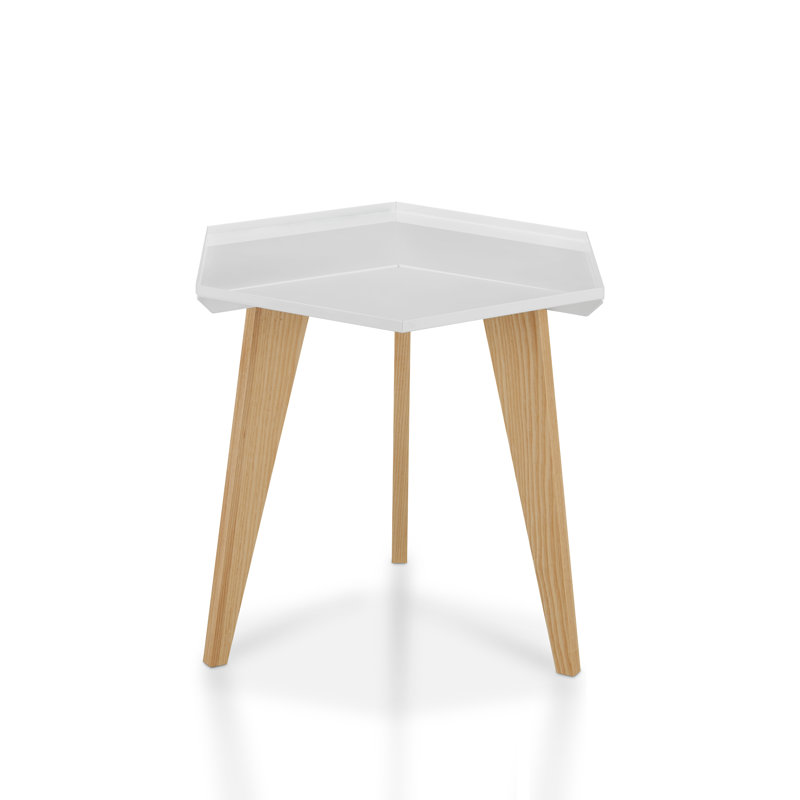 Hetton Tray Top End Table, White