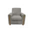 Fauteuil inclinable avec accoudoirs manuel moderne gris l 36,35 po Rillings-189411746