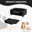 Canapé pour chien Filoteia avec revêtement amovible-1263886982-1263886983