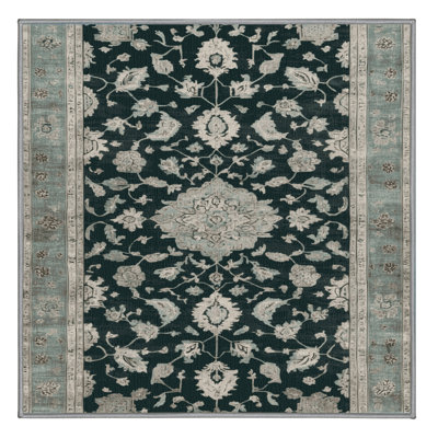 Tapis gris lavable à la machine