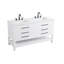 Meuble-lavabo double 60 po_Moderne_VF60560-862261990