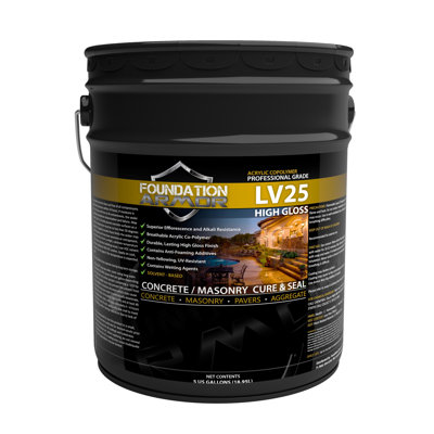 5 GAL Solvent Based High Gloss Acrylic Cure And Seal For Concrete