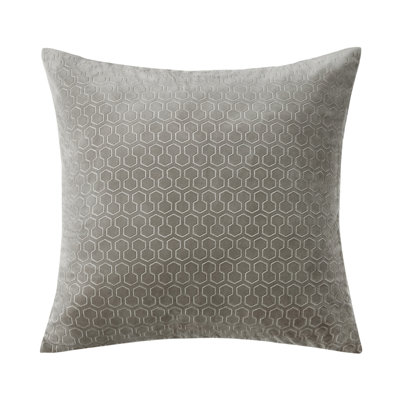 Honeycomb 18" x 18" Embossed Textured Decorative Pillow