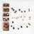 Decorative Paper Folding Honeycomb Ornaments With DIY Garland String-1321887091