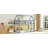 Twin Over Twin Rubber Wood Floor Bunk Bed, With Ladder,Guardrails,House-Shaped-Bunk Bed,Grey-205462158